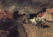 Village Night Scene